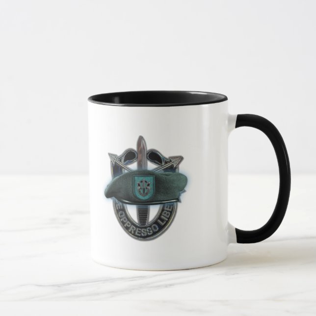19th Special forces group green beret son iraq Mug (Right)