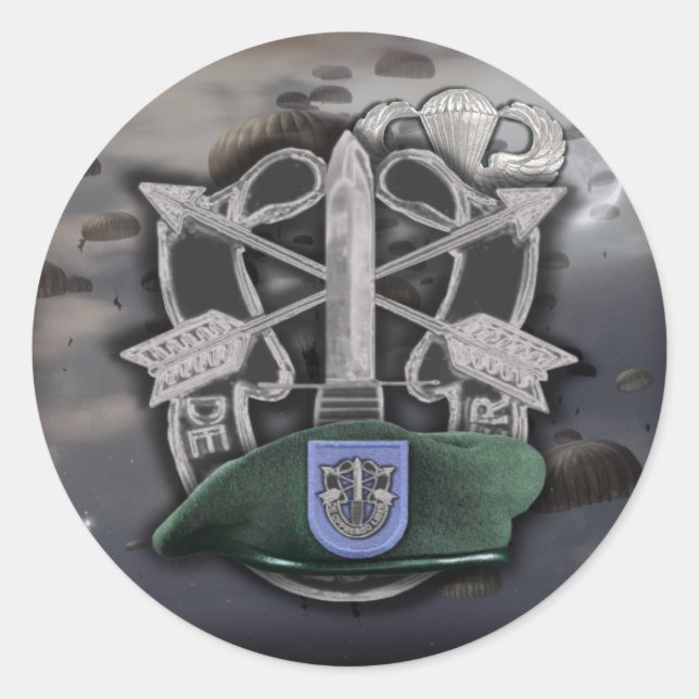 19th Special forces group Green Berets son Sticker (Front)