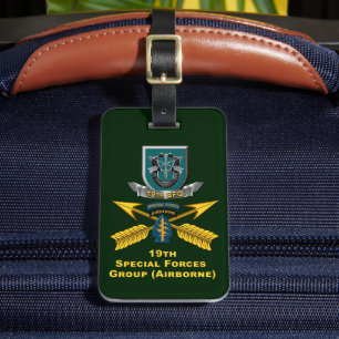 19th Special Forces Group Luggage Tag