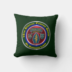 19th Special Forces Group Throw Pillow
