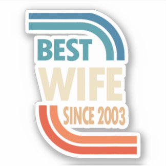 19th Wedding Anniversary Best Wife Since 2003
