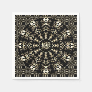 19th Wedding Anniversary Bronze  Napkin