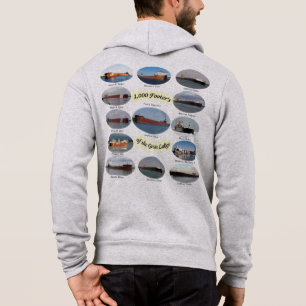 1,000 foot freighters on the Great Lakes Hoodie