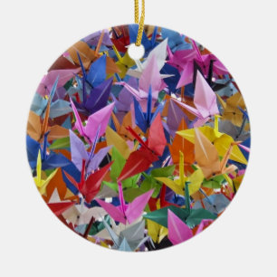 1,000 Origami Paper Cranes Ornament