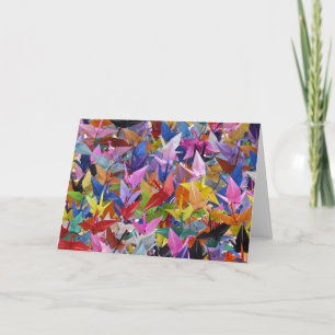1,000 Origami Paper Cranes Photo Card