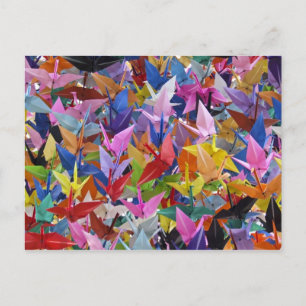 1,000 Origami Paper Cranes Postcard