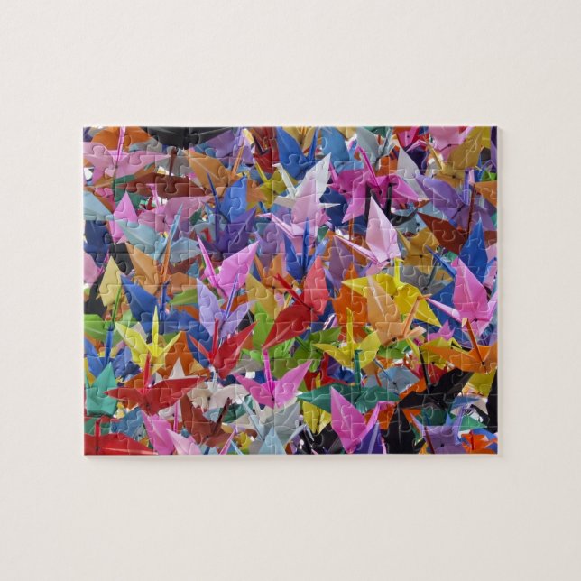 1,000 Origami Paper Cranes Puzzle (Horizontal)