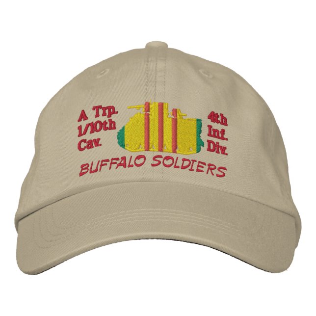 1/10th Cav.4th Inf. Casquette brodé Div M113 (Devant)