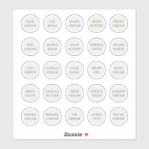 1.14" White Customizable Cosmetic Jar Cream Balm