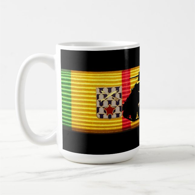 1/16th Tasse de ruban de service du Vietnam (Gauche)