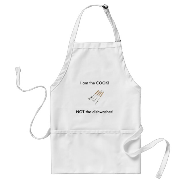 1_1_2984181_regular, I am the COOK!, NOT the di... Standard Apron (Front)