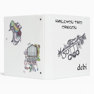 1-1/2" 3-ring binder:  H3O/debi Binder