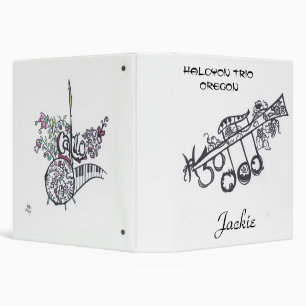 1-1/2" 3-ring binder: H3O/Jackie Binder
