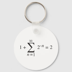 1 + 1 = 2 _ summation notation keychain
