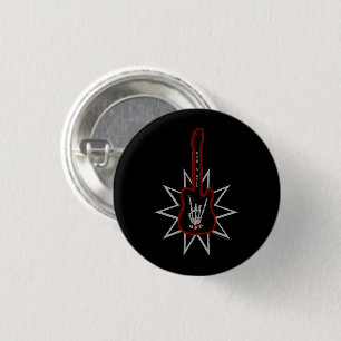 1 1/4 Inch Button - Rock n' Roll