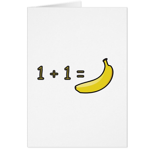 1 + 1 = banane (Devant)