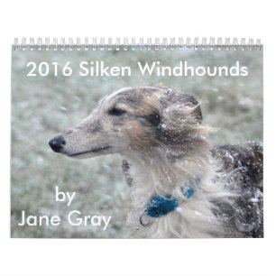 1 2016 Silken Windhounds by Jane Grey Calendar