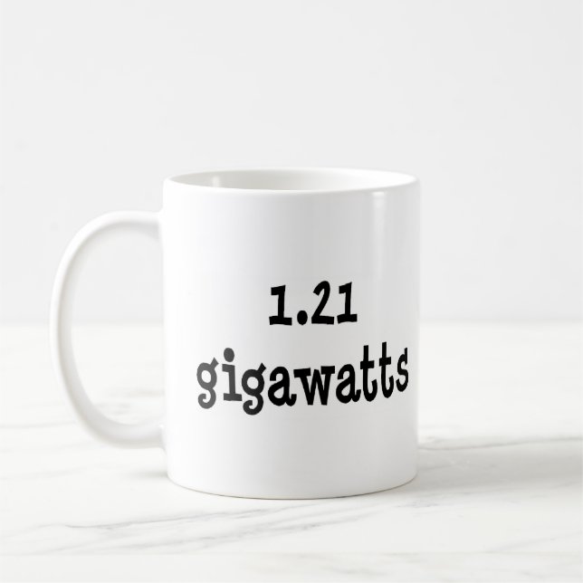 1.21 gigawatts coffee mug (Left)