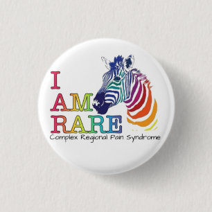 1.25" Badge - complex regional pain syndrome 1 Inch Round Button