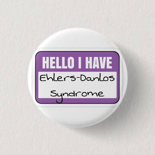 1.25" Badge - ehlers-danlos syndrome 1 Inch Round Button (Front)