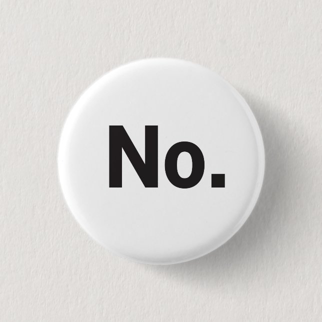 1.25" Button: No. 1 Inch Round Button (Front)