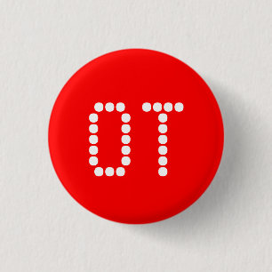 1.25" OT button - red