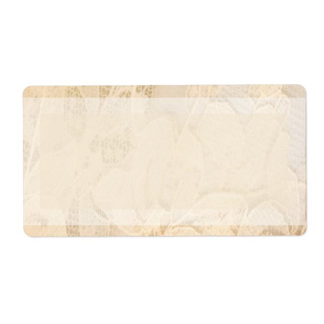 1,25 po x 2,75 po Adresse postale Pearl & Lace (Devant)