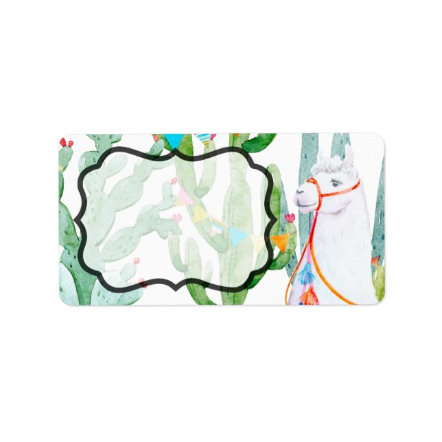 1.25"x2.75" Business Mailing Addres Label Boho Lla (Front)