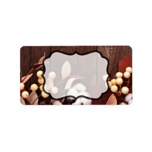 1.25"x2.75" Business Mailing Addres Label Cotton B