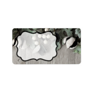 1.25"x2.75" Business Mailing Addres Label cotton p