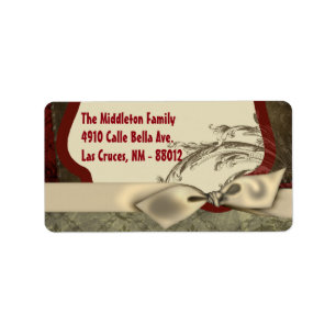 1.25"x2.75" Christmas XMAS Mailing Address Label