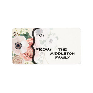 1.25"x2.75" Christmas XMAS Stick On Gift Tag