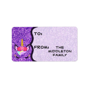 1.25"x2.75" Christmas XMAS Stick On Gift Tag