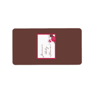 1.25"x2.75" Hershey's Miniature Berry Garden Lady Label