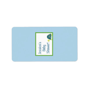 1.25"x2.75" Hershey's Miniature Blue Sea Turtles Label