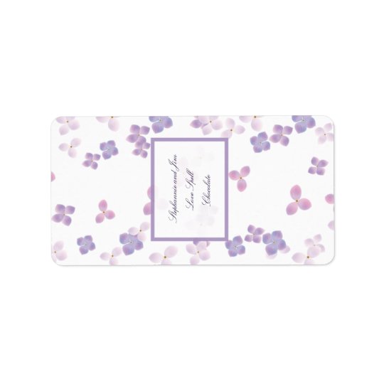 1.25"x2.75" Hersheys Miniature Purple Hydrangea