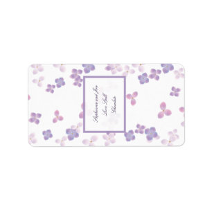 1.25"x2.75" Hersheys Miniature Purple Hydrangea Label