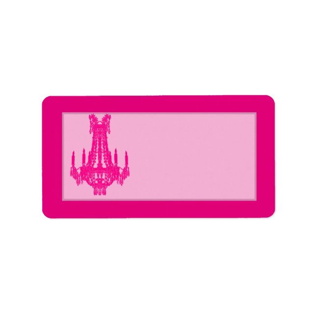 1.25"x2.75" Mailing Address Crystal Chandelier Gli Label (Front)