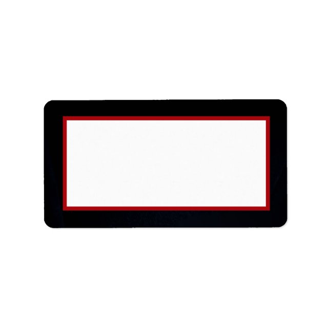 1.25"x2.75" Mailing Address Marine African Uniform Label (Front)