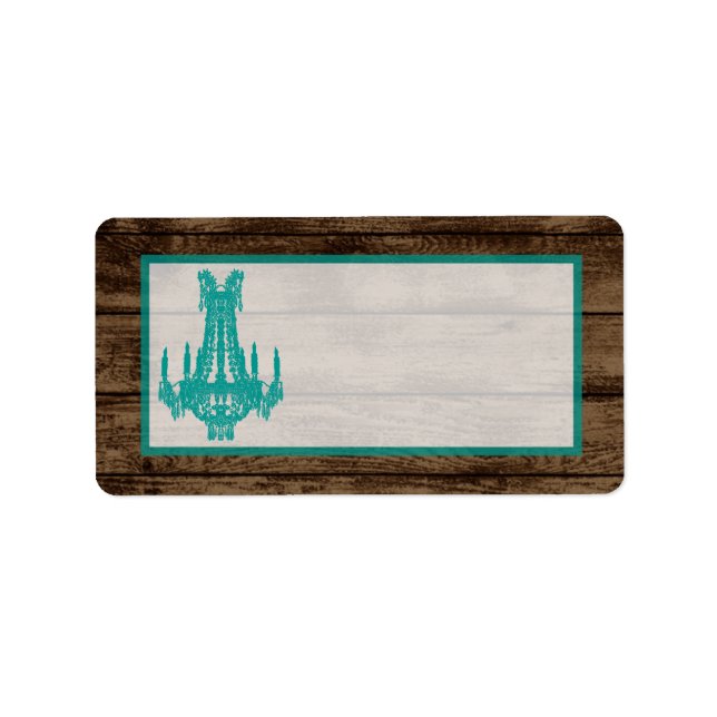 1.25"x2.75" Mailing Address Western Chandelier Label (Front)