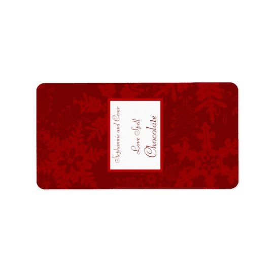 1.25" x 2.75" Hershey's Miniature Christmas Red
