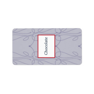 1.25" x 2.75" Hershey's White Dove Red Blue BG Rib Label