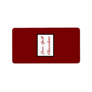 1.25" x 2.75" Hershey's White Tree Red Black Strip Label