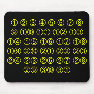 1 2 3 4 5 6 7 8 9 10 11 12 13 14 15 16 17 18 19... MOUSE PAD