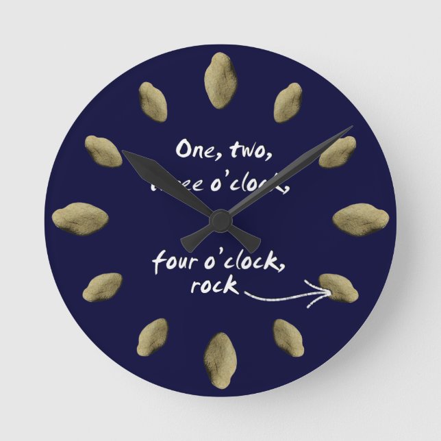 1-2-3-4 O'clock Rock - Clock (Dark Face) (Front)