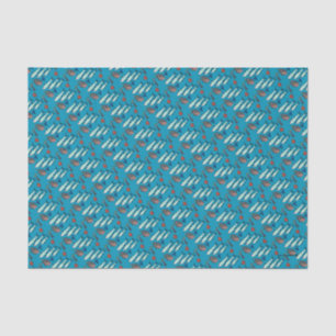 1, 2, 3 Fish with Little Fish and Coral Tissue Paper