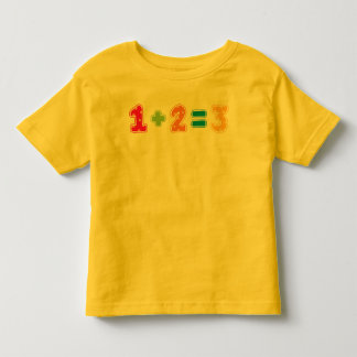 1+2=3 TODDLER T-SHIRT