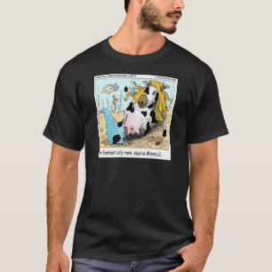 1/2 Cow 1/2 Mermaid Moomaid Funny T-Shirt