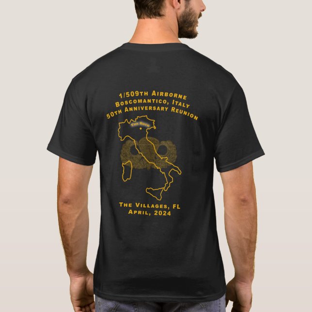 1/509th PIR T-Shirt (Back)