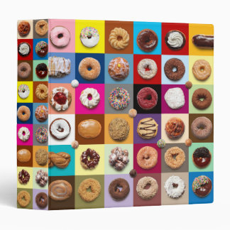 1.5" Colourful Doughnuts 3-ring binder